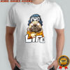 Pug Life Gangsta Dog Cartoon T-Shirt