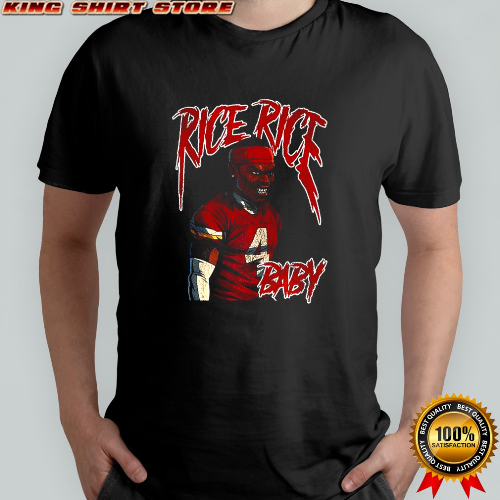 Rashee Rice Kansas City Chiefs football Rice Rice Baby number 4 shirt