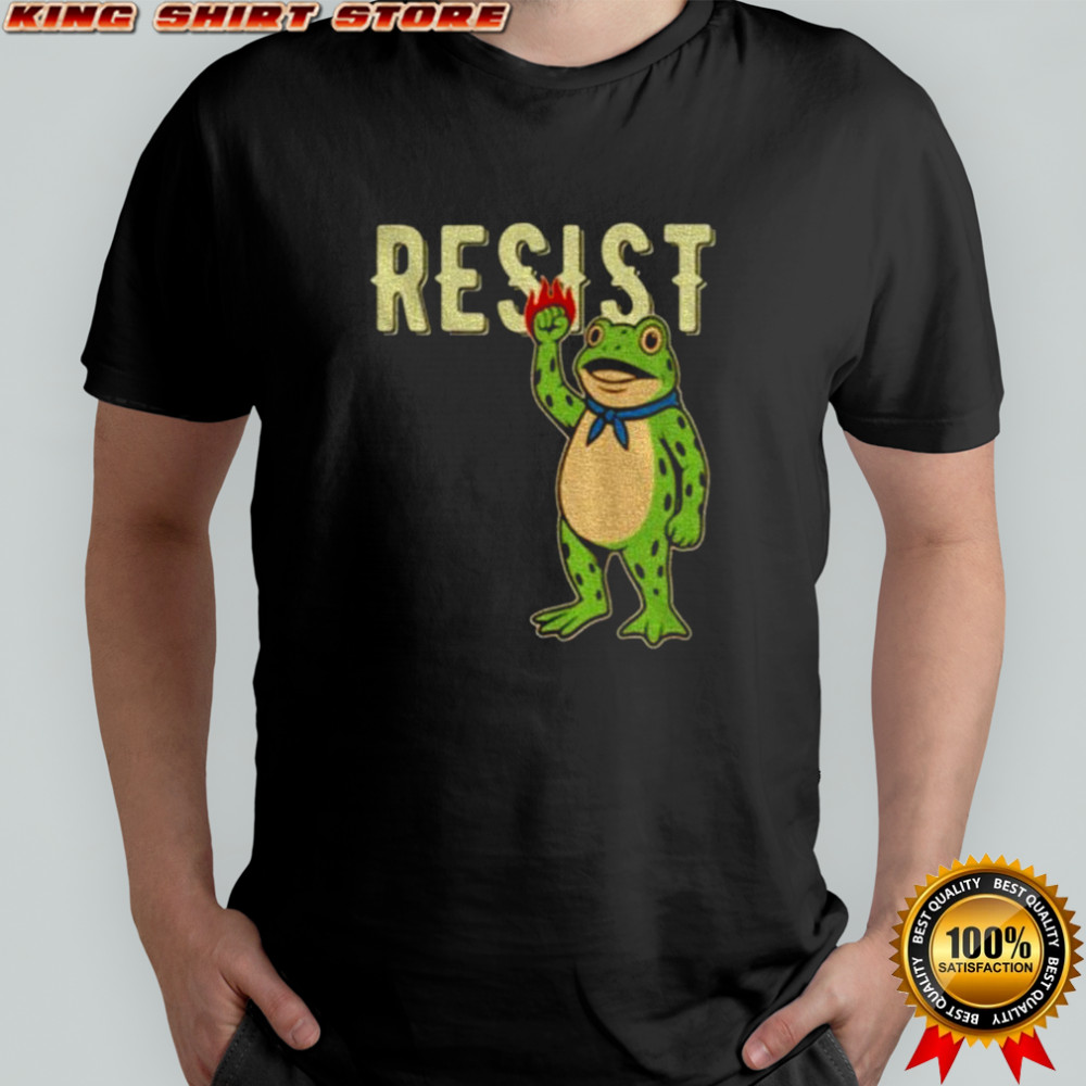 Resist ICE Portland Frog shirt