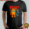 Resist Portland Frog Flower shirt