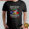 Retired But Forever A Teacher At Heart Denver Broncos Football T-Shirt