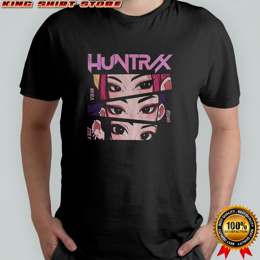 Rỉa Rumi Zoey Kpop Demon Hunters Huntrix Girl Band shirt