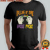 Rolling up some Hocus Pocus Sisters Halloween shirt
