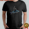 Samurai riding a shark Japanese style shirt