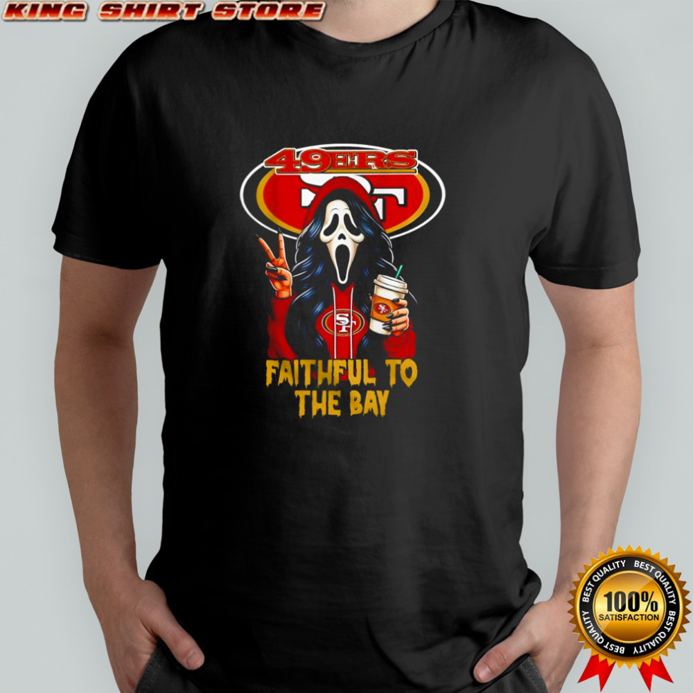 San Francisco 49ers x Ghostface Scream faithful to the bay shirt