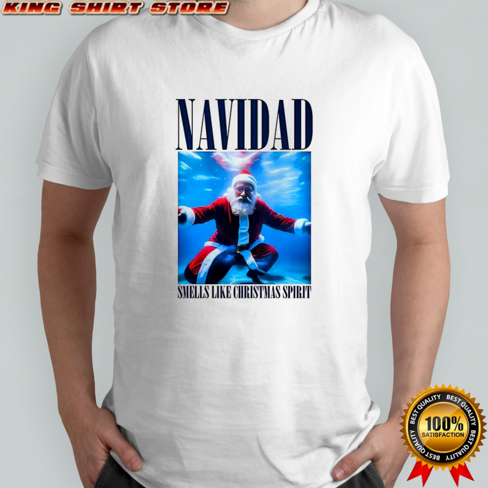 Santa Navidad smells like Christmas spirit shirt