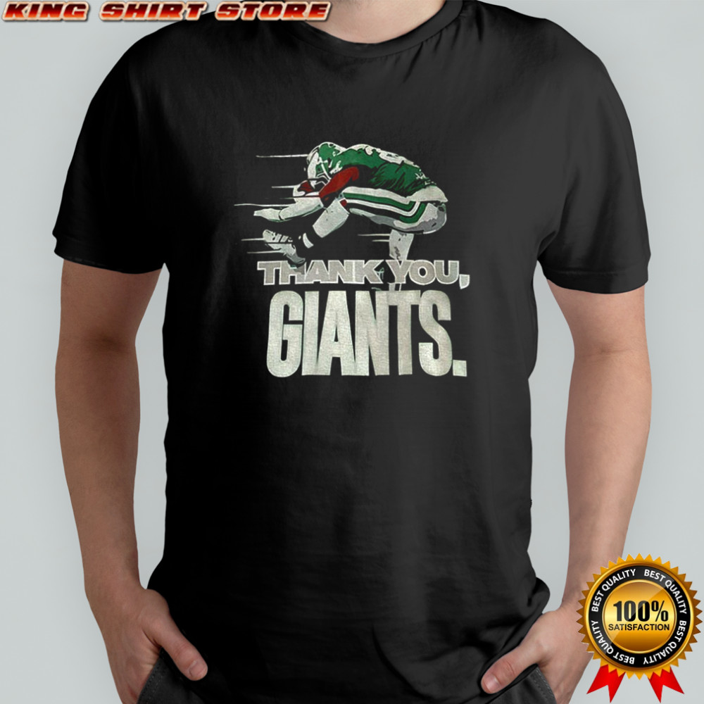 Saquon Barkley thank you New York Giants Football NFL shirt