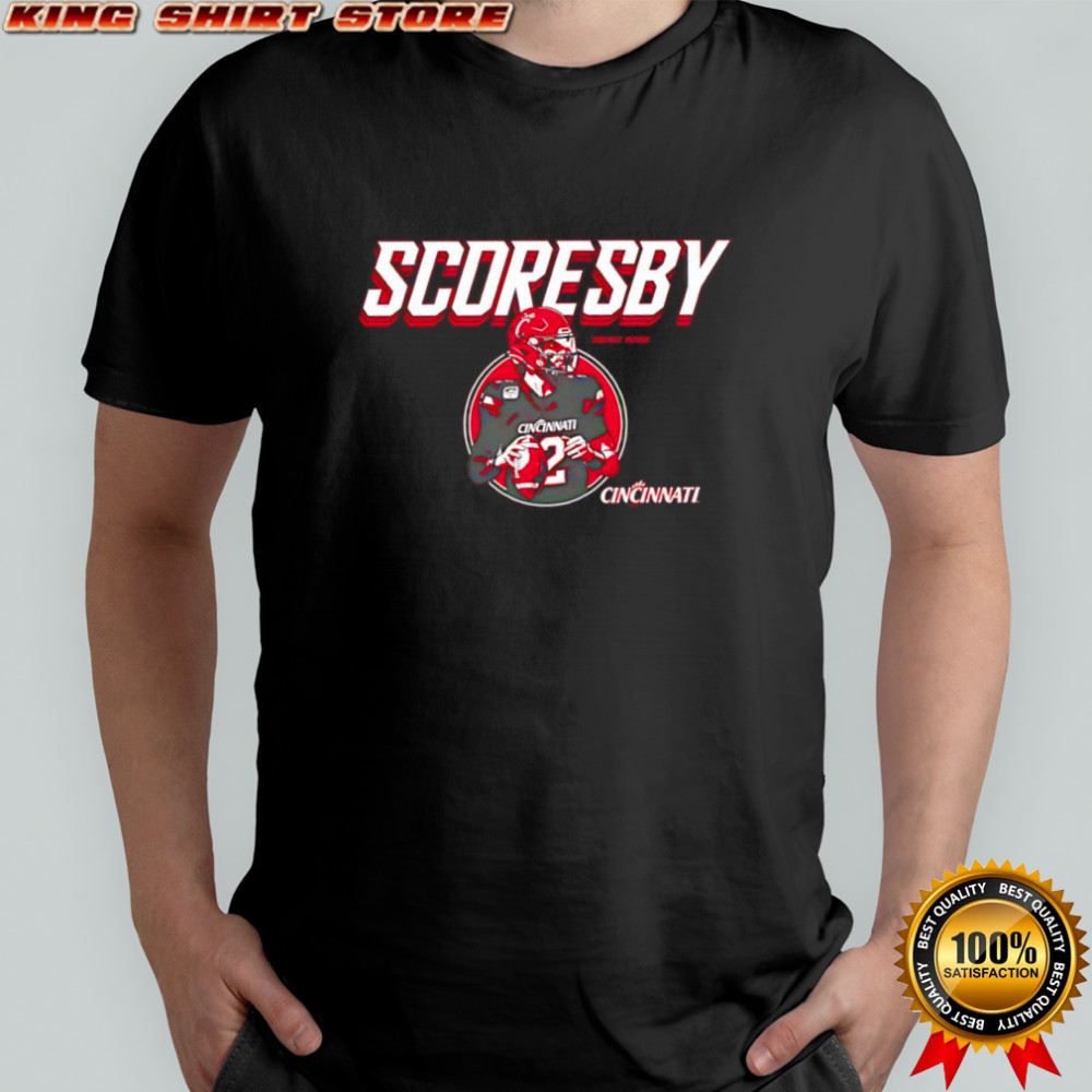 Scoresby Brendan Sorsby Cincinnati Bearcats football player shirt