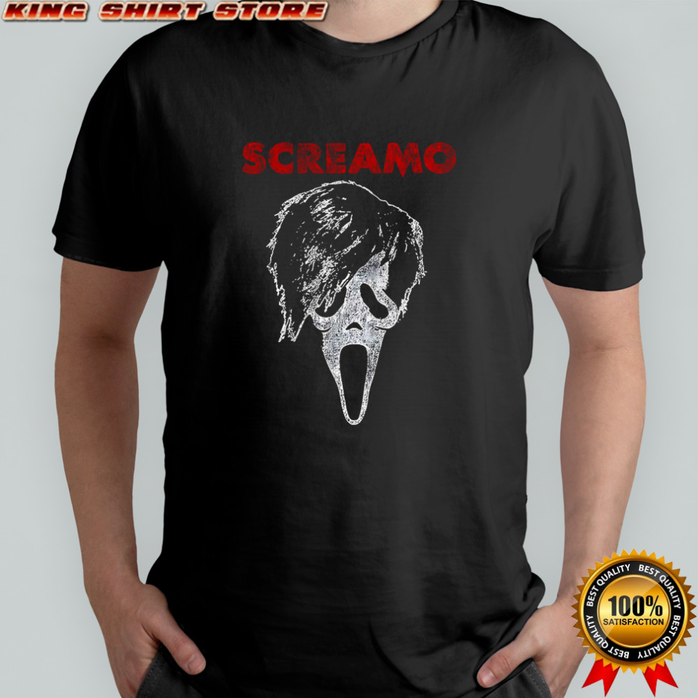 Screamo The Ghostface Screamo emo style Halloween shirt