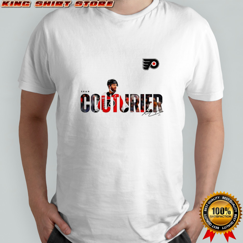 Sean Couturier Philadelphia Flyers NHL logo signature shirt