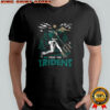 Seattle Mariners baseball Fear the Trident skeleton throwing ball shirt