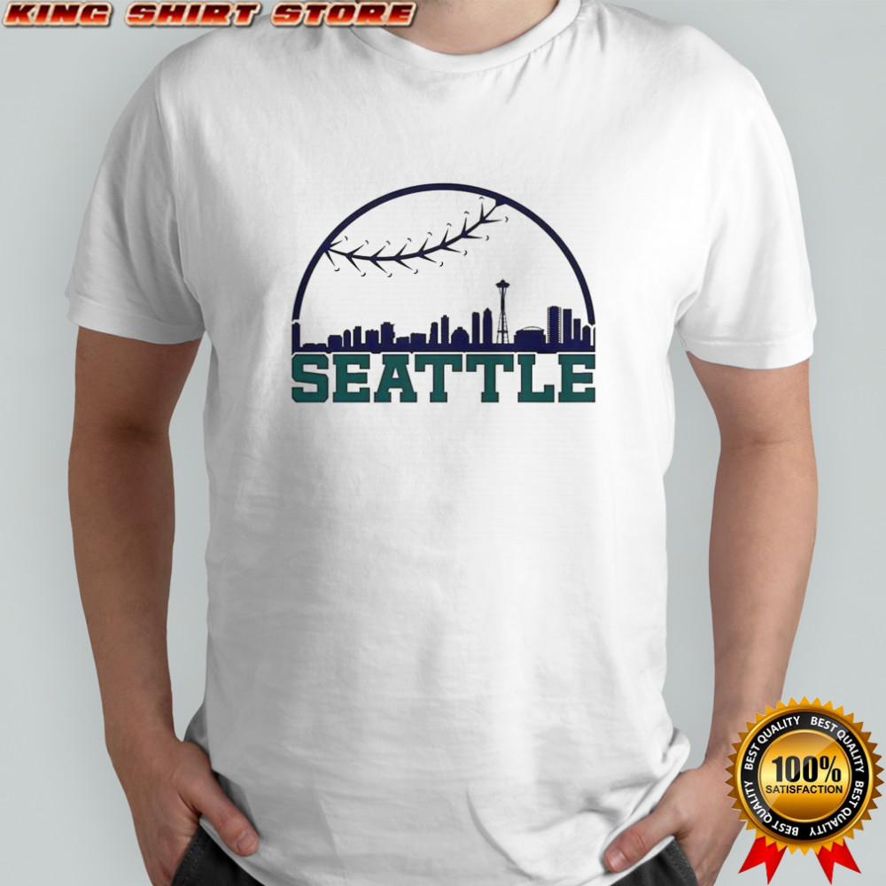 Seattle Mariners Baseball Skyline T-Shirt