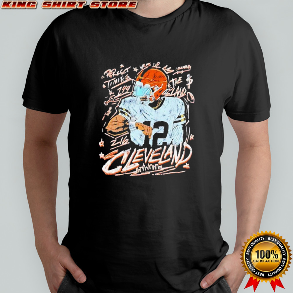 Shedeur Sanders Cleveland Browns Perfect Timing T-shirt