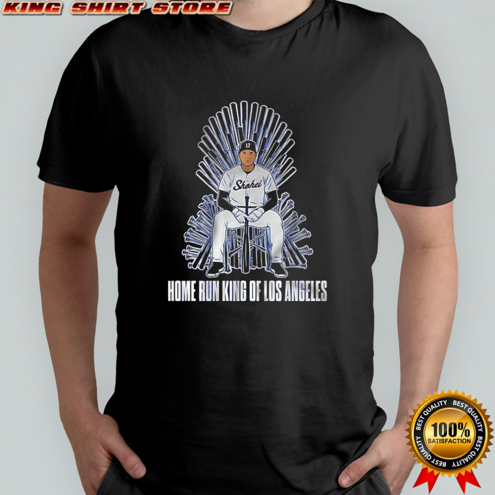 Shohei Ohtani Los Angeles Dodgers baseball home run king of Los Angeles shirt
