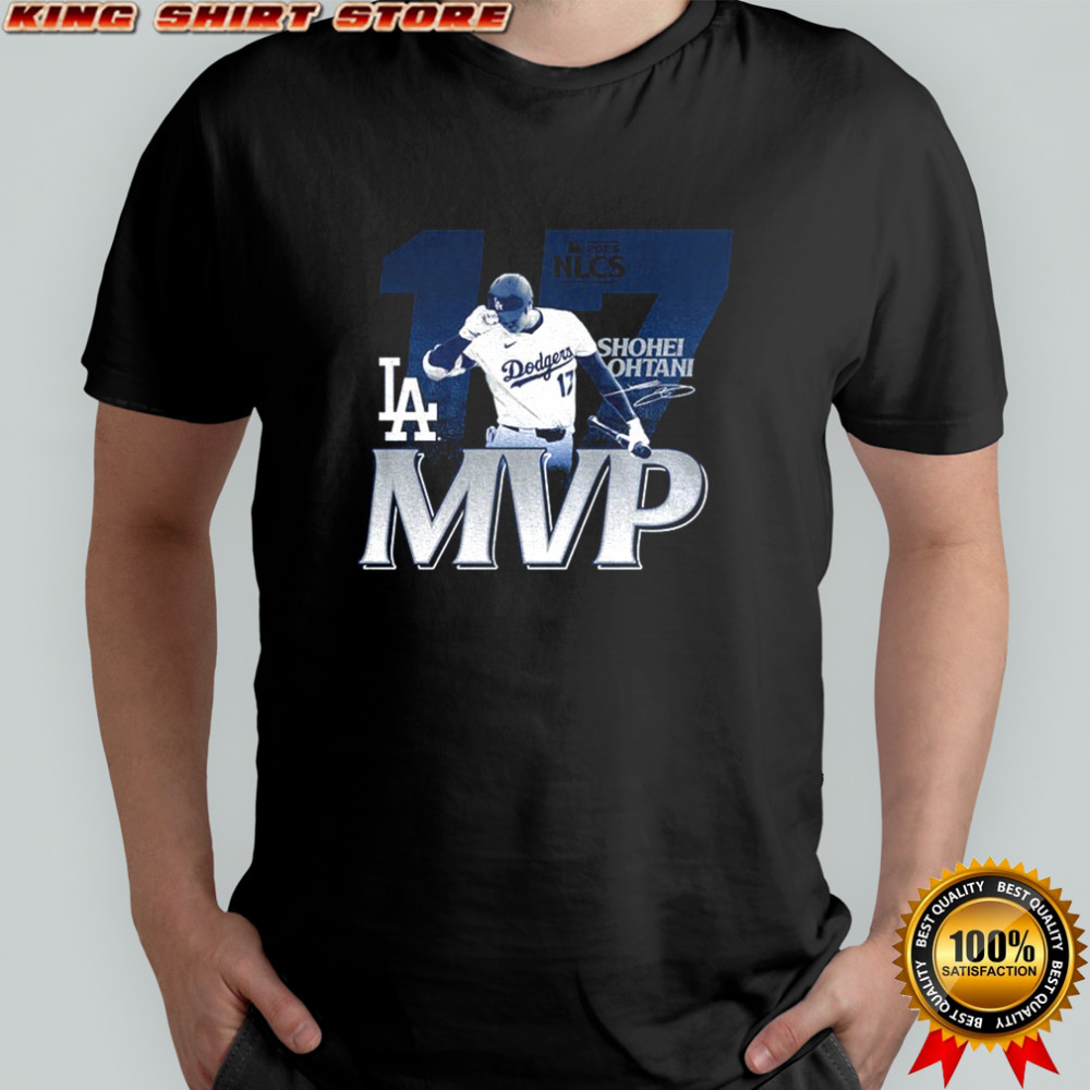 Shohei Ohtani Royal Los Angeles Dodgers 2025 National League Championship Series MVP signature shirt