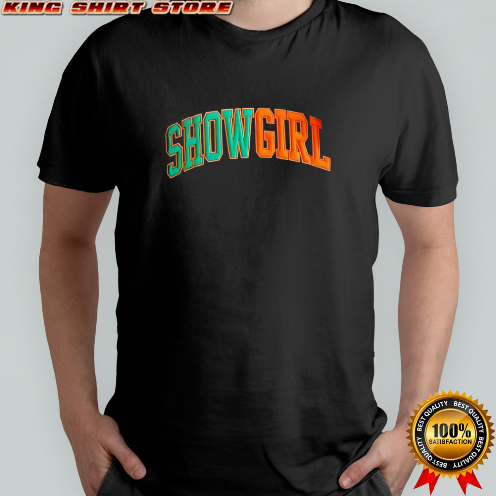 Showgirl era embroidered swifties T-shirts