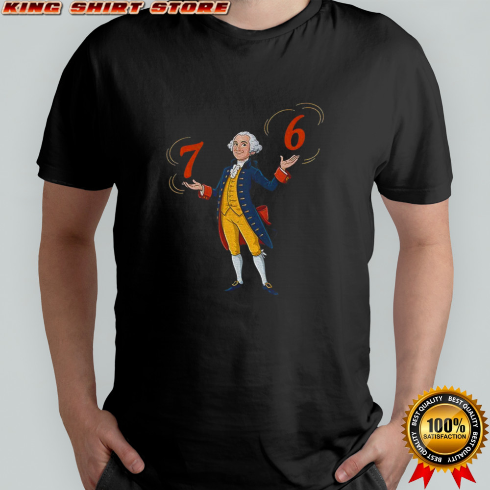 Six Seven 6-7 7-6 George Washington meme shirt