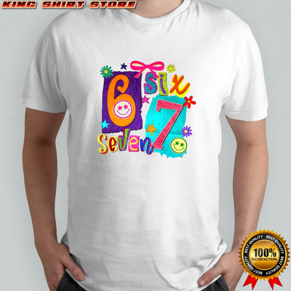 Six Seven 6 7 Meme graphic coquette shirt