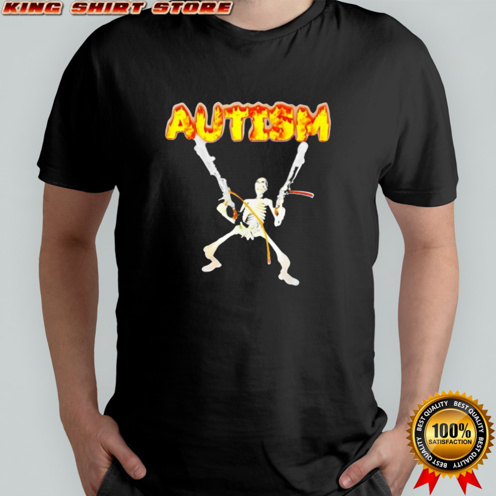 Skeleton Greta Thunberg Autism shirt