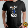 skeleton playing basketball Go Big Boo shirt