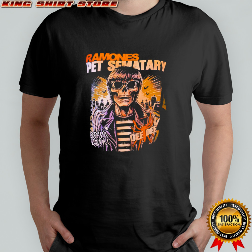 Skeleton ramones pet sematary shirt