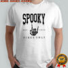 Skeleton spooky vibes only est 1629 Halloween shirt