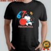 Snoopy and Woodstock Philadelphia 76ers jersey shirt