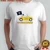 Snoopy and Woodstock x Savannah Bananas driving car shirt