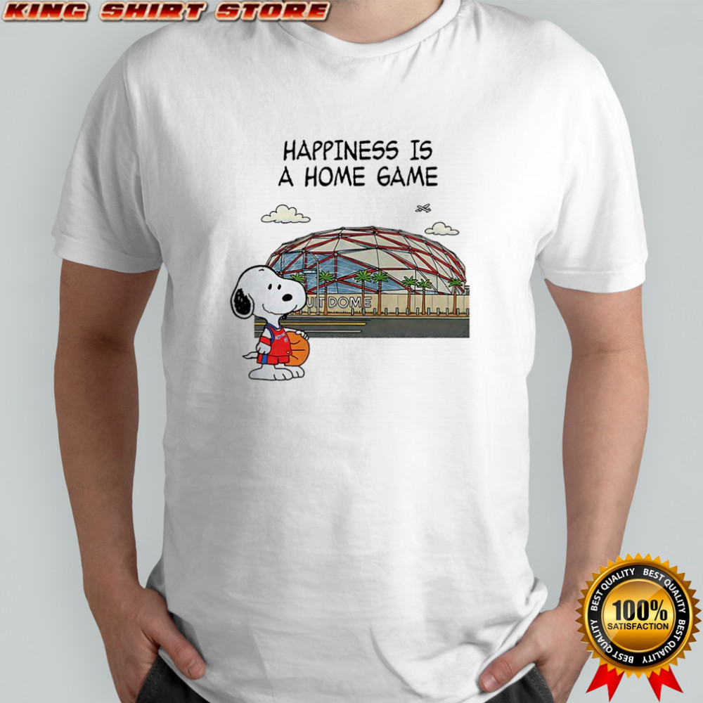 Snoopy Peanuts Happiness is a Home Game shirt
