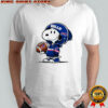 Snoopy wears Buffalo Bills hoodie logo shirt