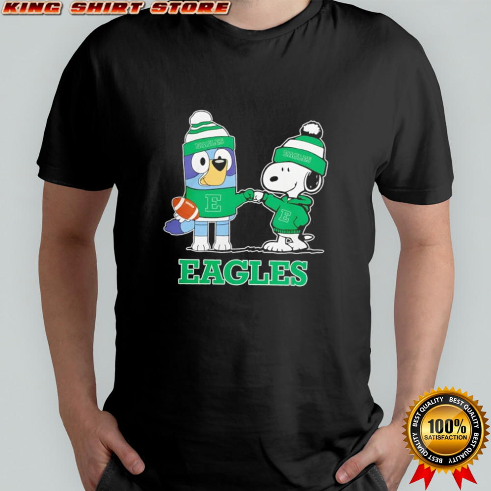 Snoopy x Bluey Eastern Michigan Eagles Football shirt