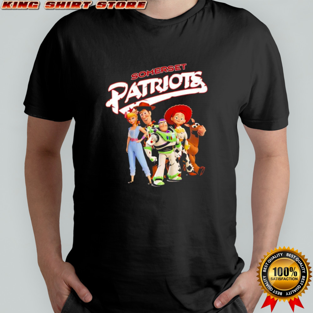 Somerset Patriots Toy Story Friends Adult Characters shirt