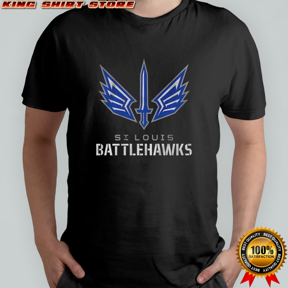 St. Louis Battlehawks Lockup Logo shirt