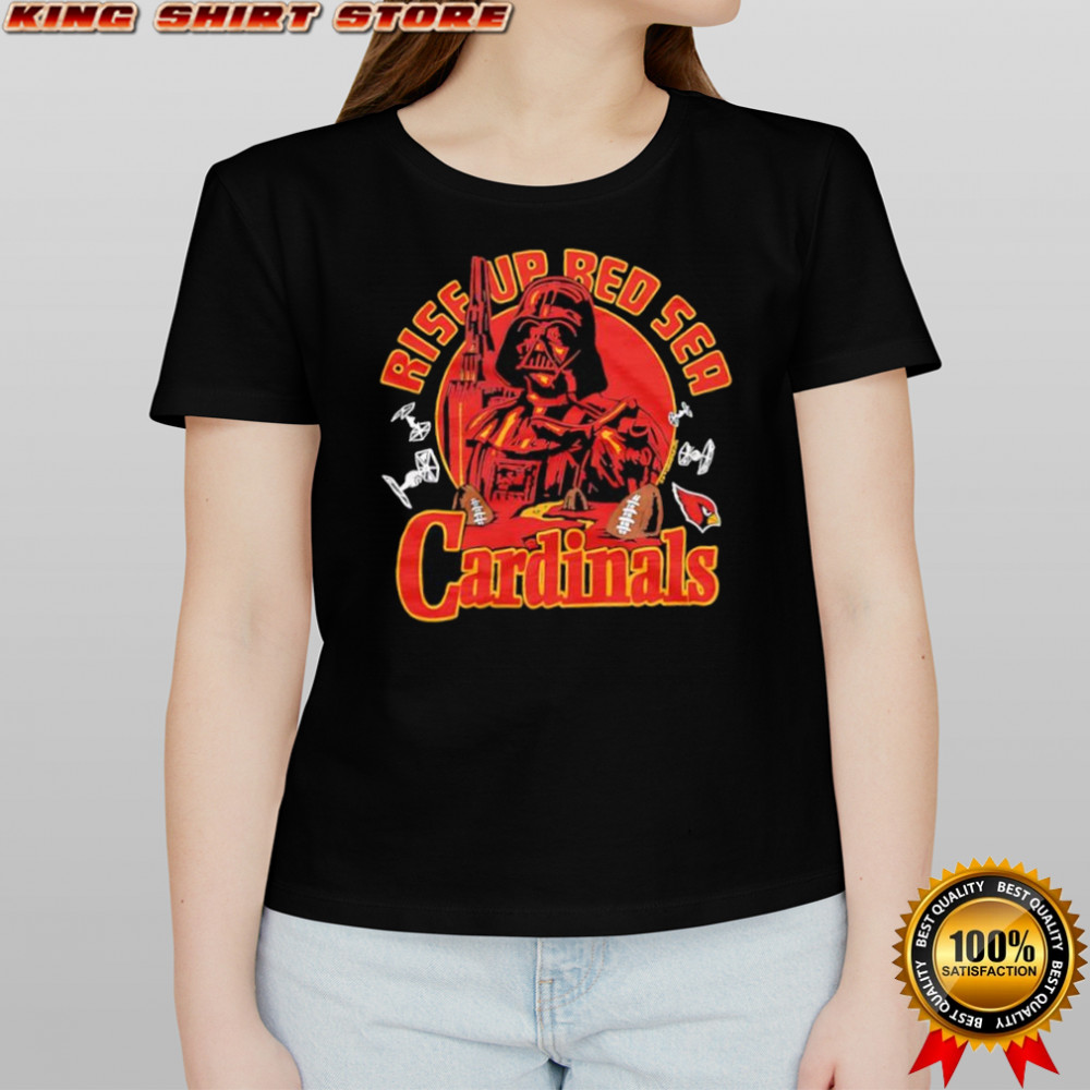Star Wars x Arizona Cardinals rise up red sea shirt