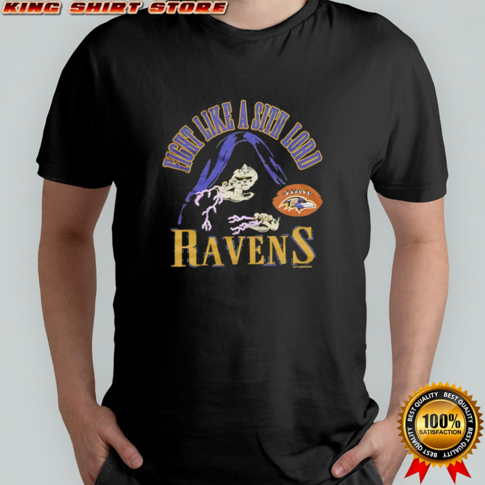 Star Wars x Baltimore Ravens fight like a sith lord shirt