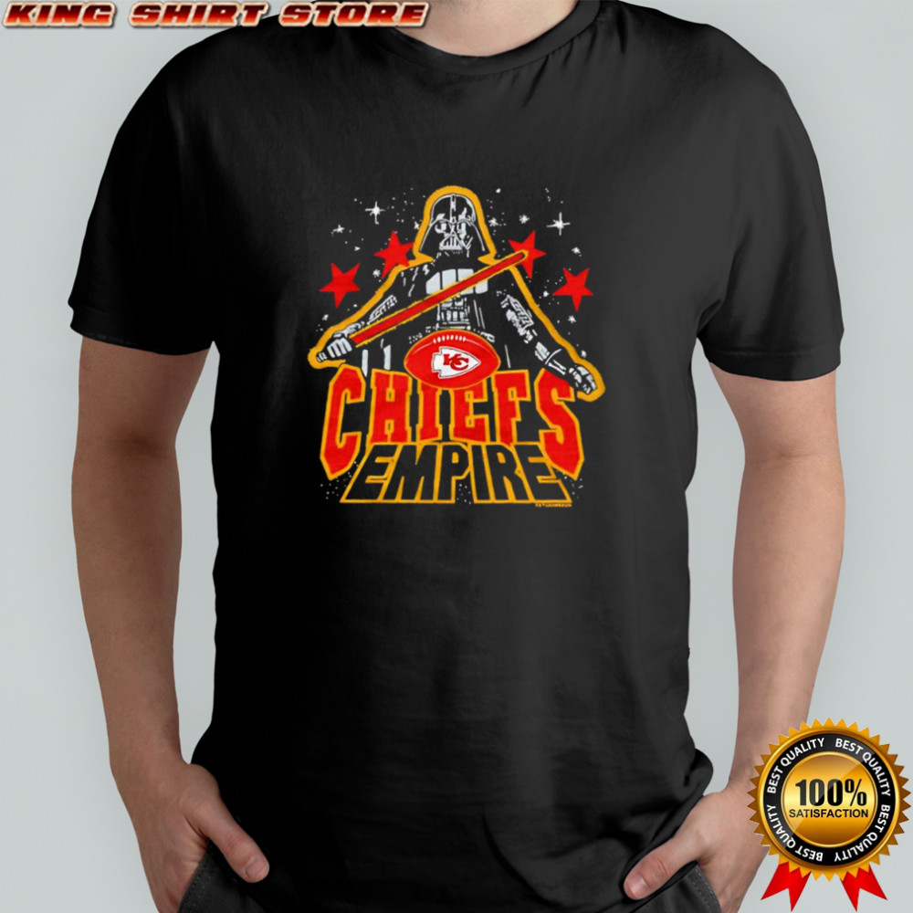 Star Wars x Kansas City Chiefs Darth Vader empire shirt