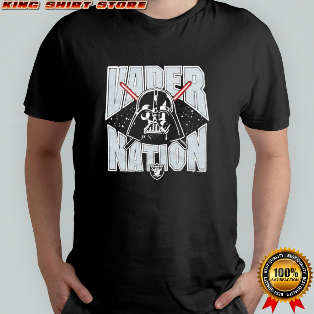 Star Wars x Las Vegas Raiders Darth Vader nation shirt