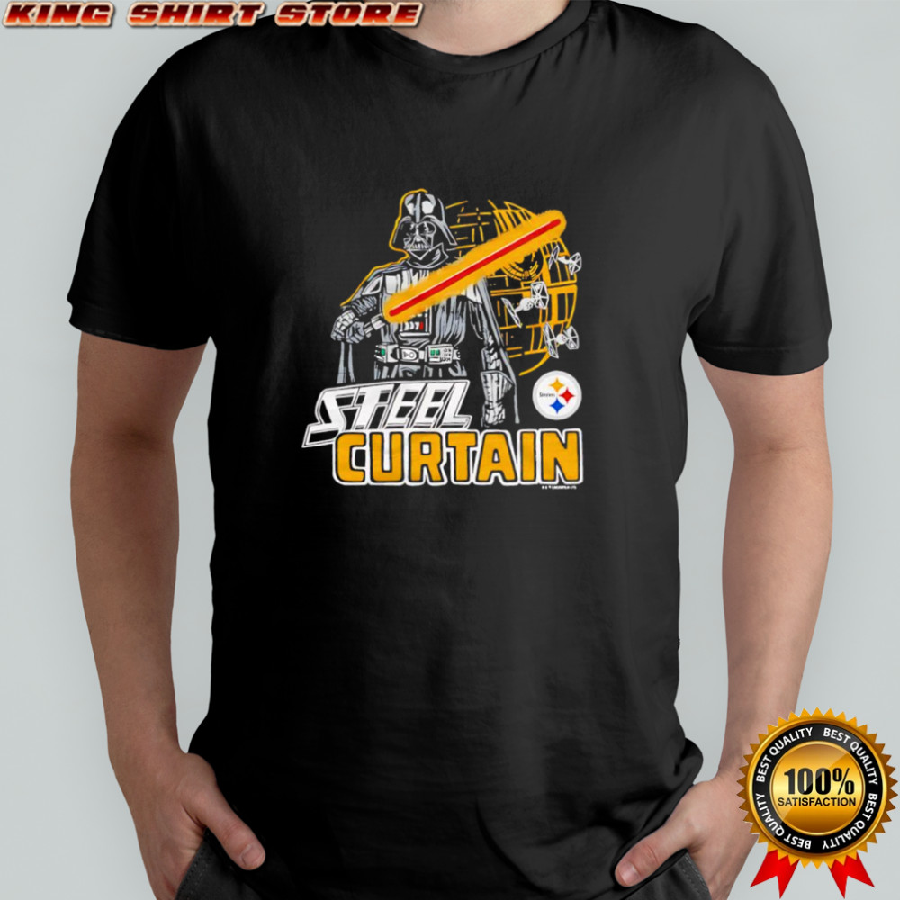 Star Wars x Pittsburgh Steelers Darth Vader steel curtain shirt
