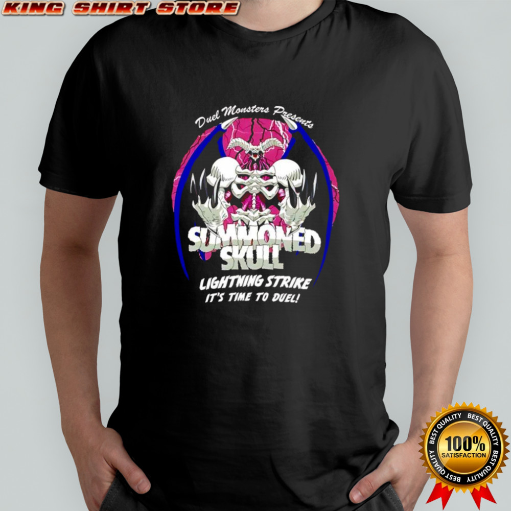Summoned Skull Lightning Strike Halloween shirt
