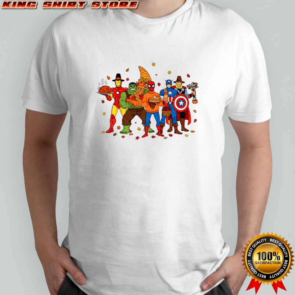 Superhero Fall Marvel Thanksgiving vintage shirt