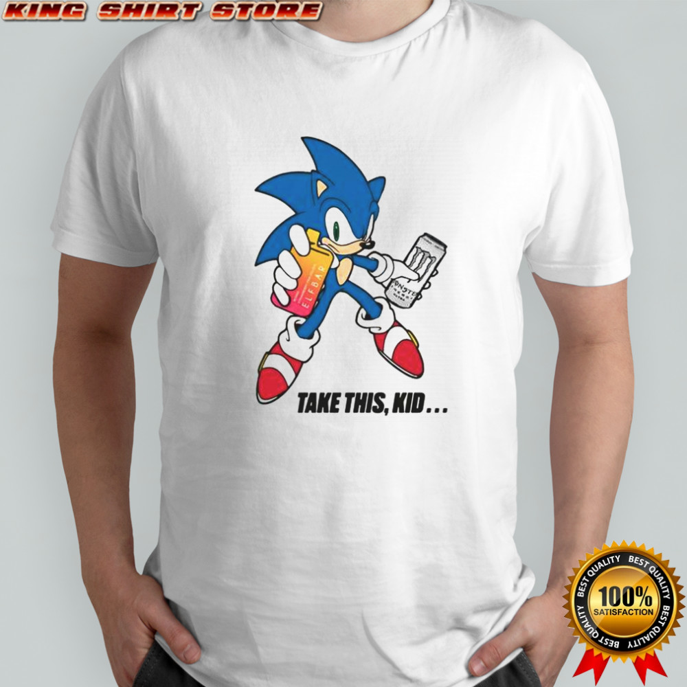 Take This Kid Sonic Hedgehog Vape T-Shirt
