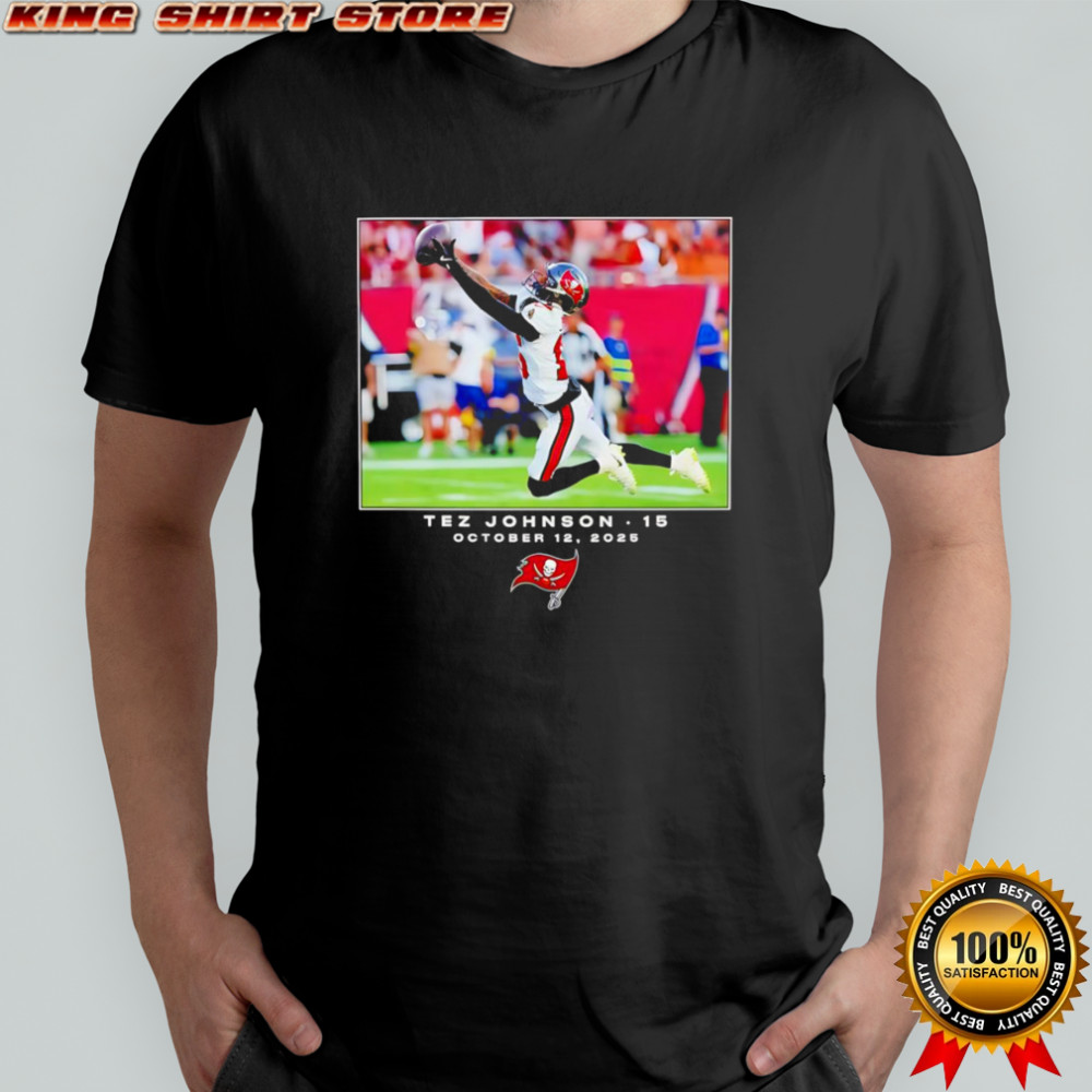 Tampa Bay Buccaneers Tez Johnson Flash Features Week 6 shirt