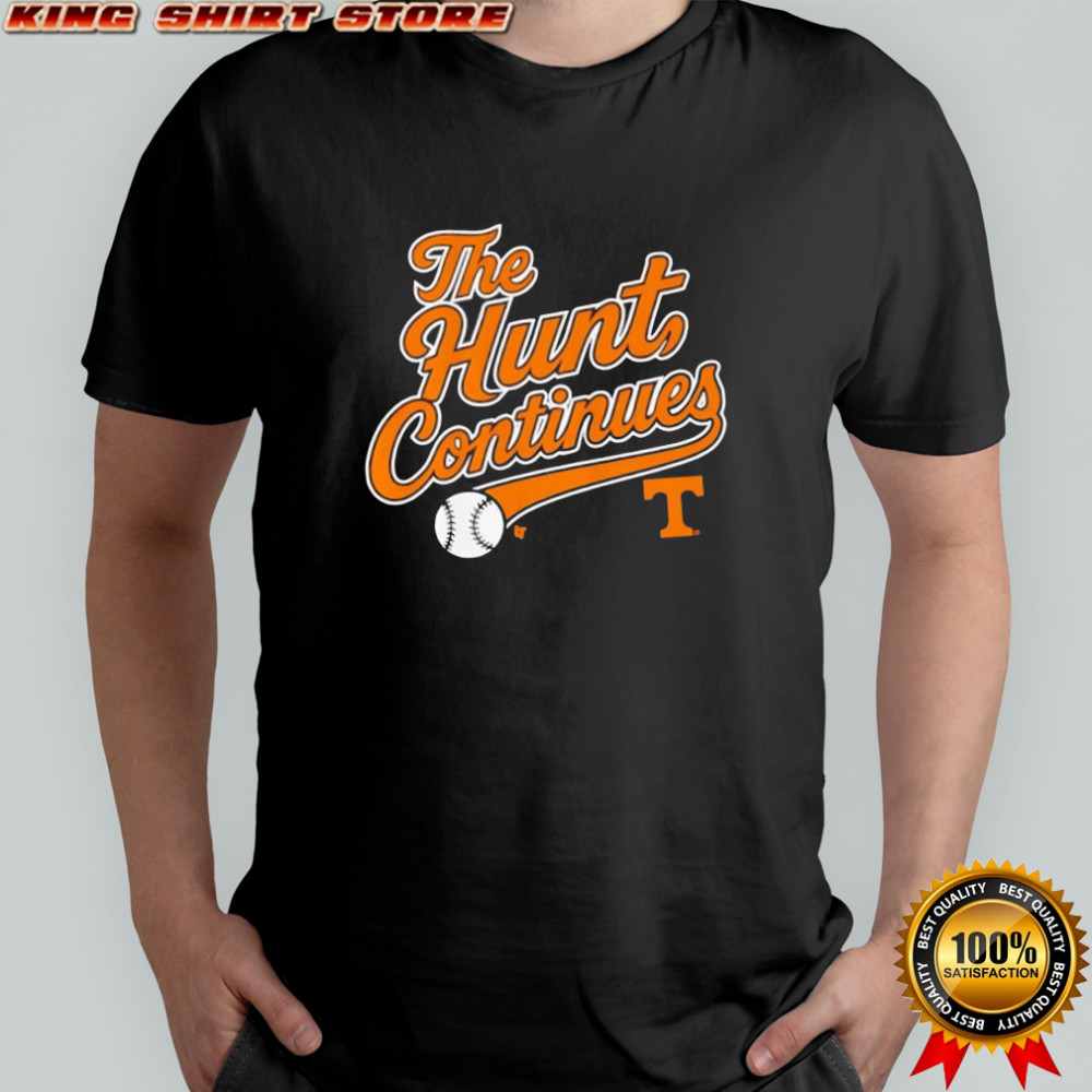 Tennessee Baseball the Hunt Continues logo shirt