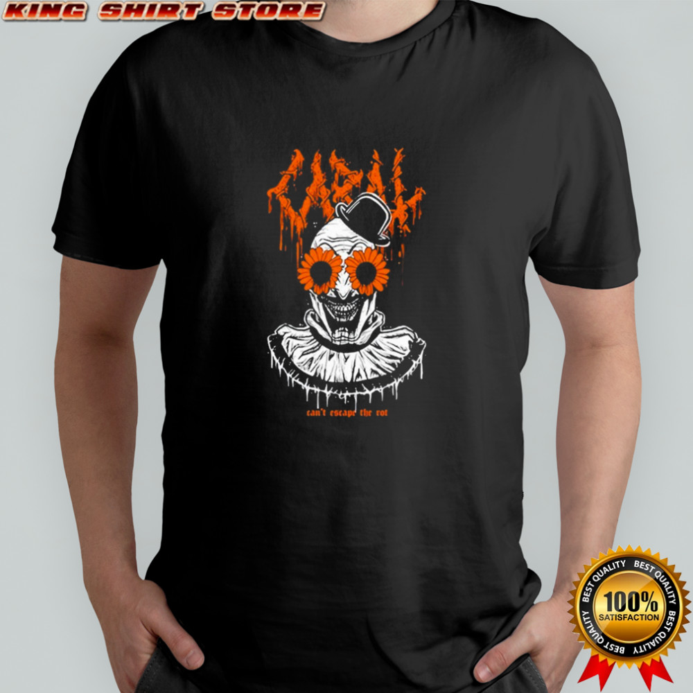 Terrifier Cabal Can’t Escape The Rot Art The Clown T-shirt
