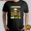 Terry Bradshaw and Ben Roethlisberger Pittsburgh Steelers football legends signature shirt