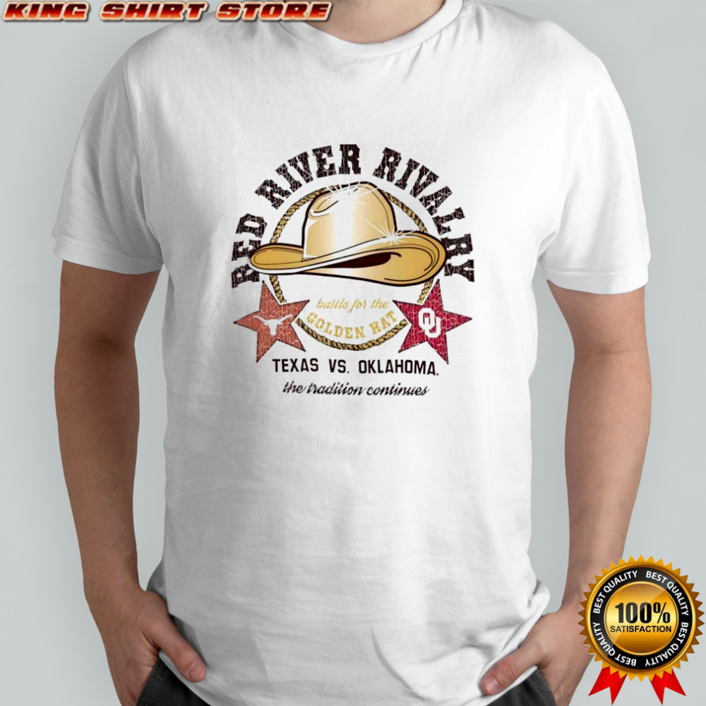 Texas Longhorns Vs Oklahoma Sooners Red River Rivalry Battle For The Golden Hat Shirt