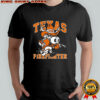 Texas Longhorns x Firefighter Appreciation day mascot logo shirt
