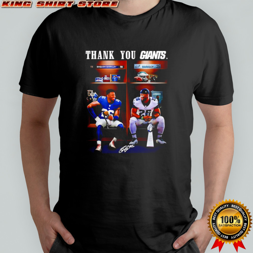 Thank You Giants Saquon Barkley shirt