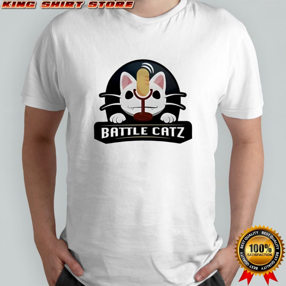 The Battle Catz podcast shirt