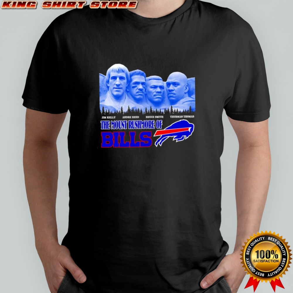 The Mount Rushmore of Buffalo Bills NFL team shirt